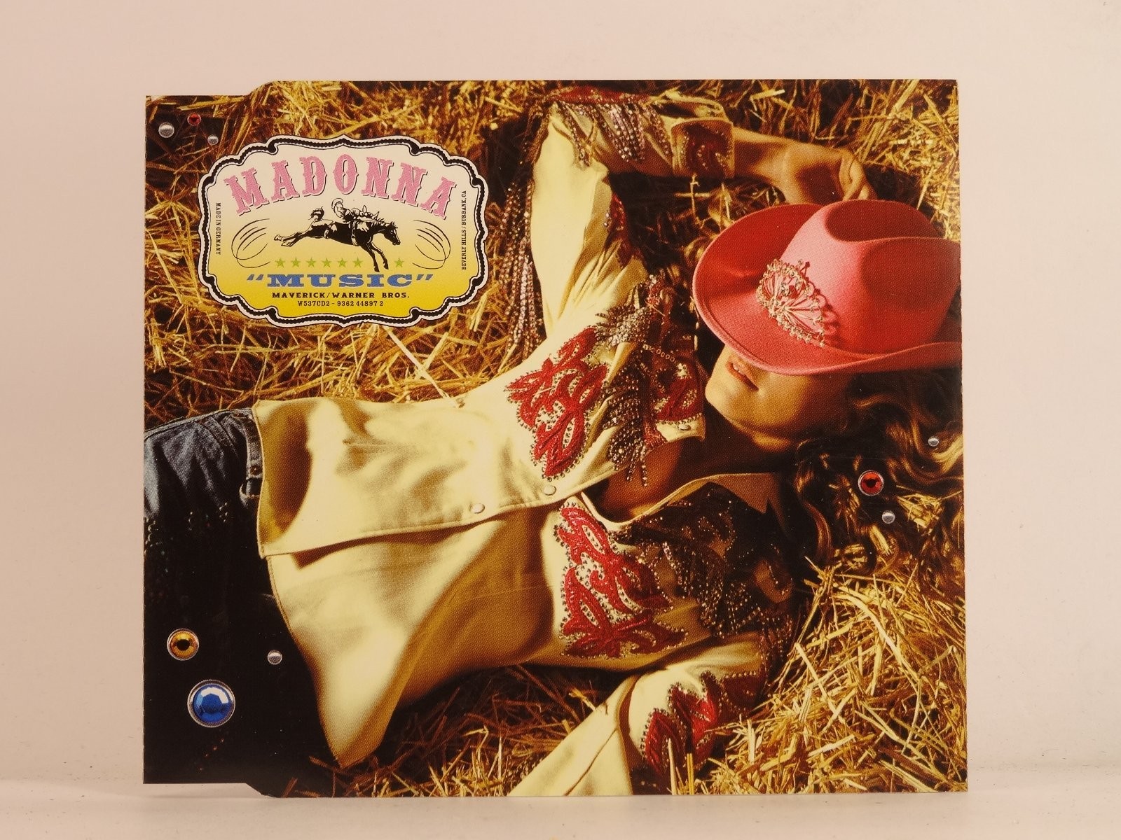 MADONNA MUSIC (CD 2)(BROWN DISC) (C22) 3 Track CD Single including Picture Sleev