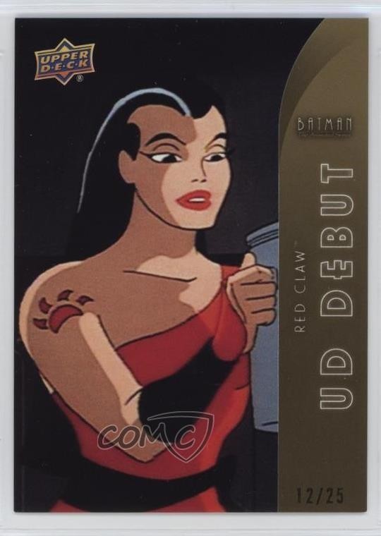 2026 Upper Deck Batman La Serie Animata UD Debutto Oro 12/25 Artiglio Rosso #99 1d1f