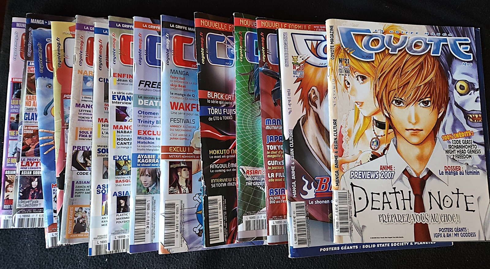 Lot: 14 Revues BD COYOTE Mag Manga N° 21 23 24 25 26 28 29 30 31 32 33 36 37 39
