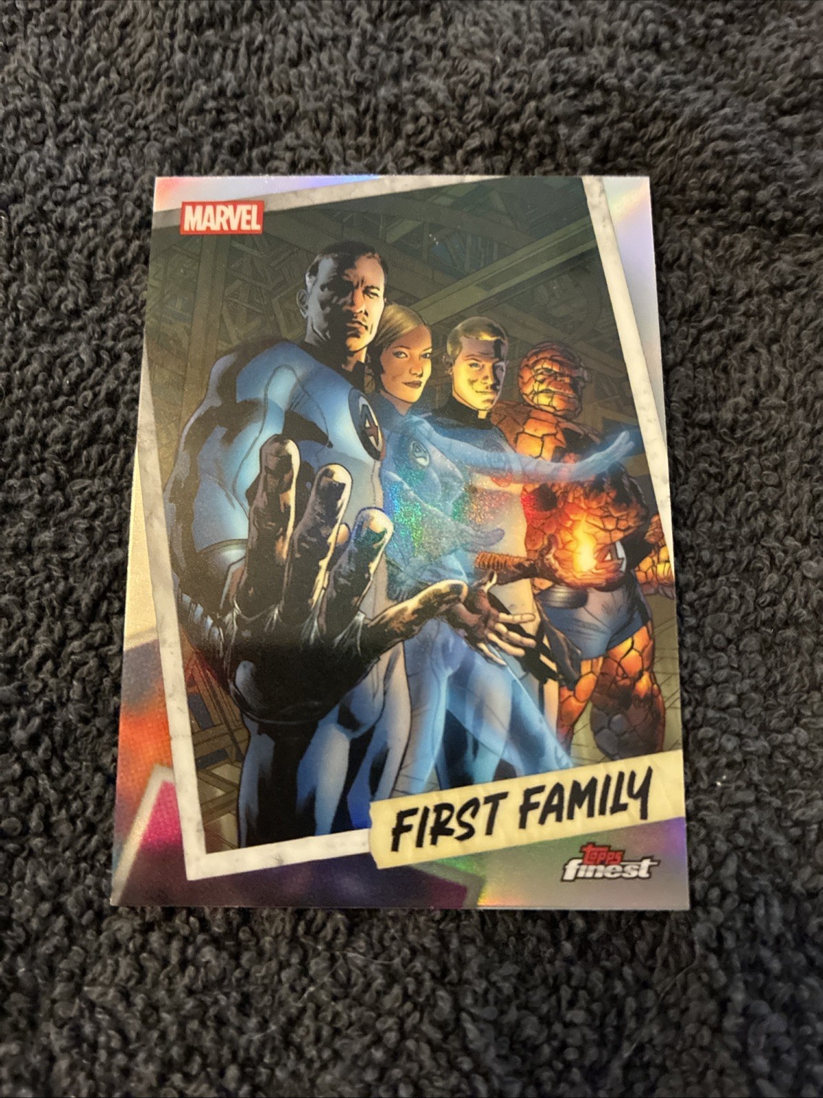2026 Topps Finest Marvel - Fantastici Quattro FF-03 - Prima Famiglia