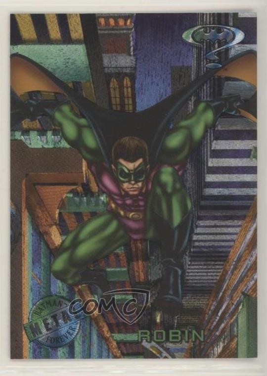 1995 Fleer Metal Batman Forever Robin #67 0a3
