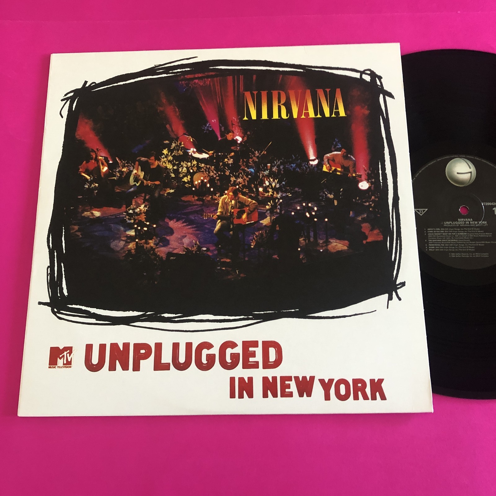 Nirvana - MTV Unplugged In New York (LP, Album, RE, RP, 180) (Near Mint (NM or M