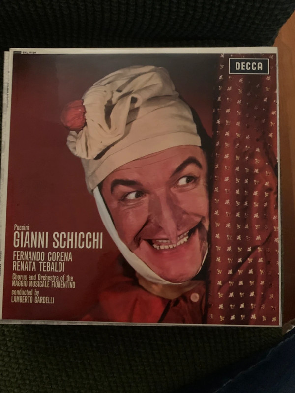 Disco 33 giri in vinile Puccini Gianni Schicchi