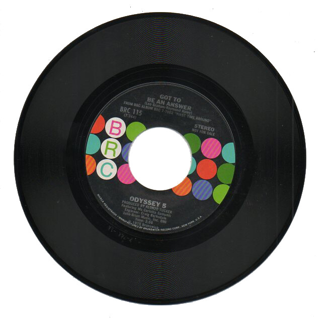 ODYSSEY 5  45 RPM Promo Record  "GOT TO BE AN ANSWER" Stereo/Mono NEW MINT  Soul