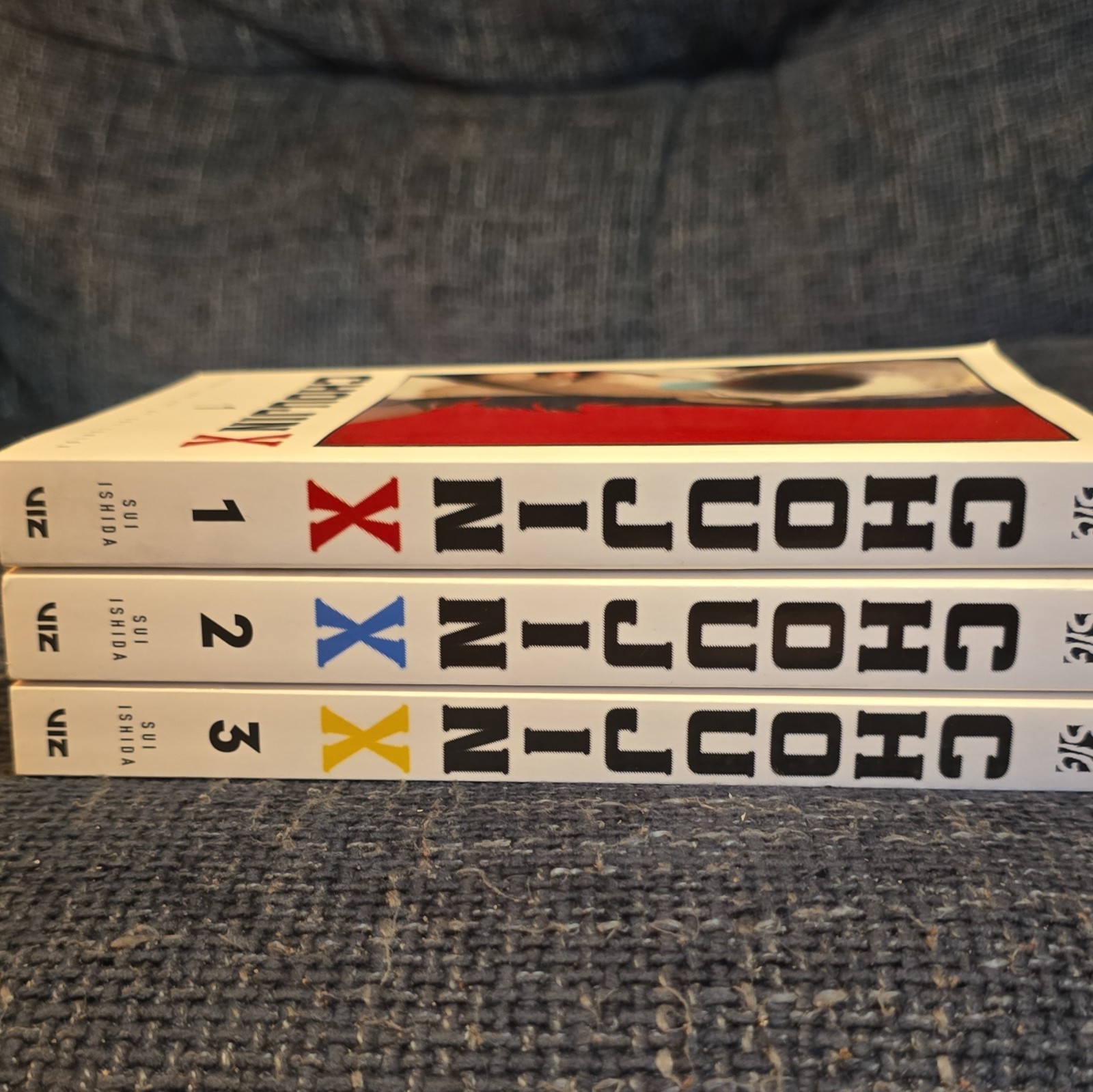 Lotto fumetti Choujin X Manga vol. 1-3 VIZ di Sui Ishida (artista/scrittore)