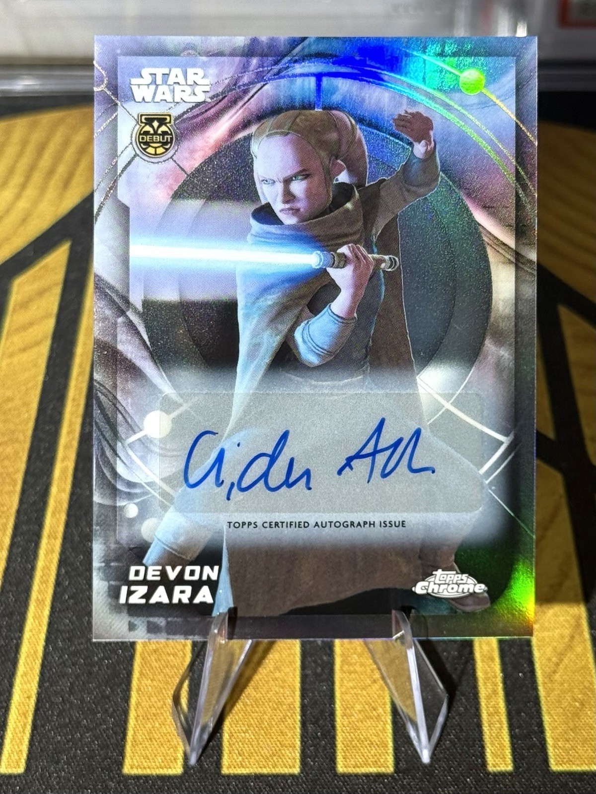 DEVON IZARA • 2026 TOPPS CHROME STAR WARS | GIDEON ADLON AUTO