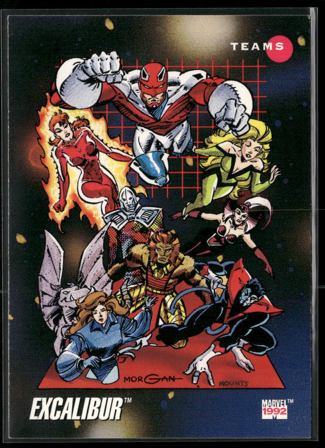 1992 Impel Marvel Universe #180 Excalibur