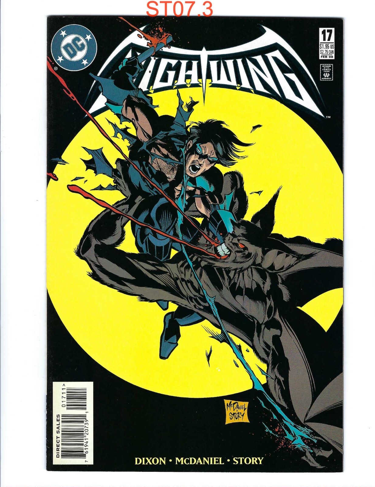 Nightwing #17 1996 DC VF st073