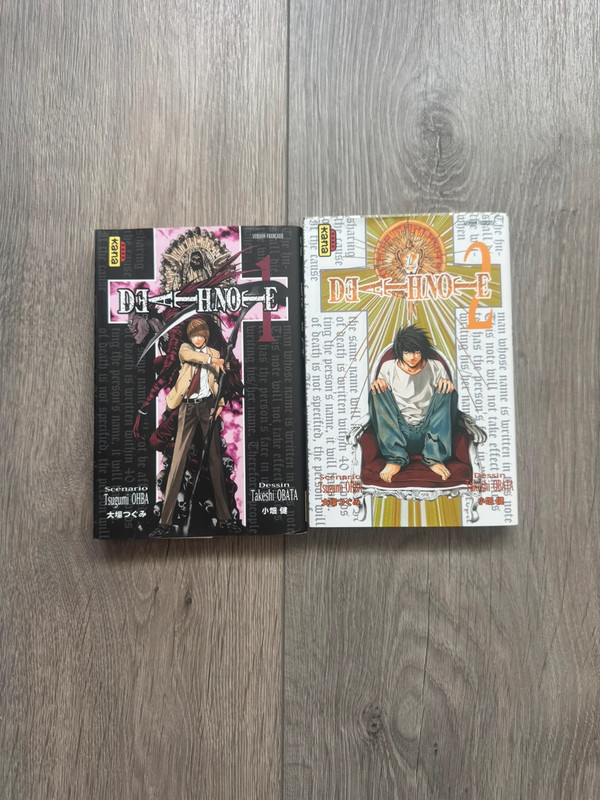 Lot de Manga Tome 1&2 Death note