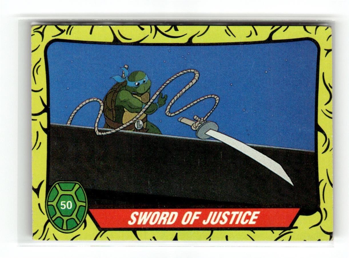 Carta Tartarughe Ninja Mutanti Adolescenti Cartoni Animati 1989