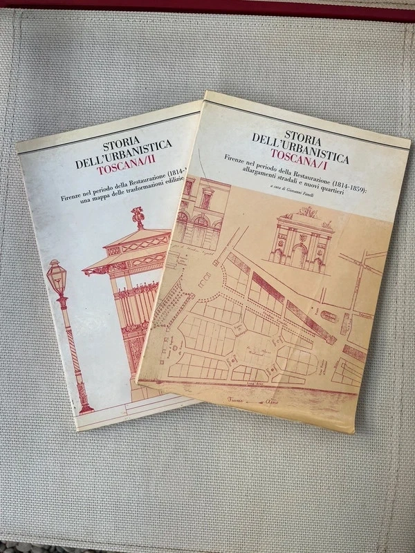 Lotto 2 Volumi: Storia dell'Urbanistica Toscana I e II - Firenze (Giovanni Fanelli)