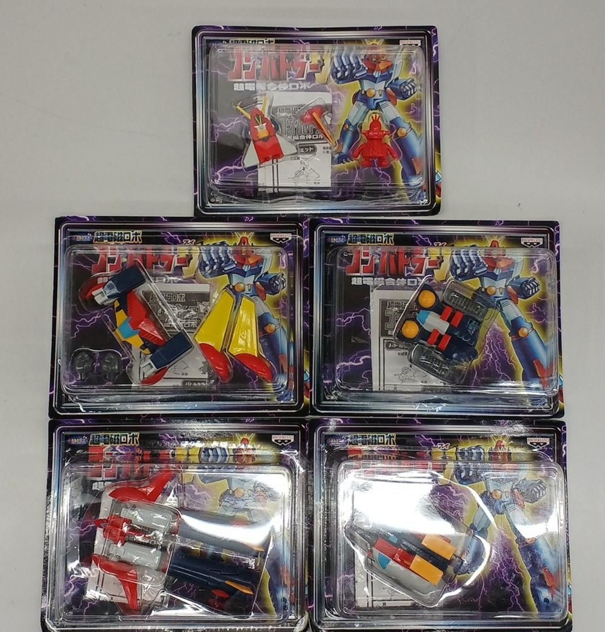 BANPRESTO Super Elettromagnetico Robo Convertitore V Combinatore per tutti e 5 i Set Usato