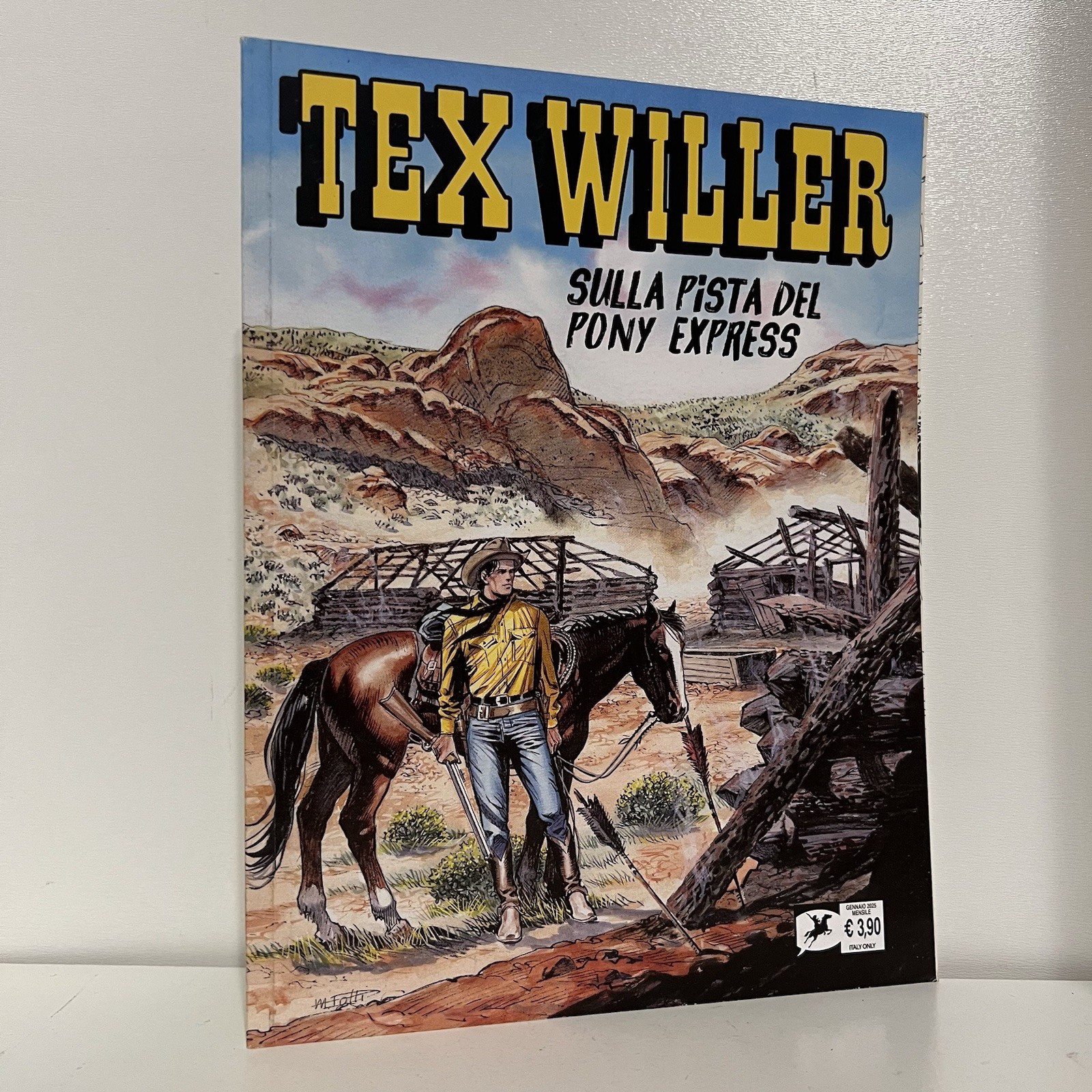 TEX WILLER 75 SULLA PISTA DEL PONY EXPRESS FUMETTI SBE BONELLI 2025 GIOVANE