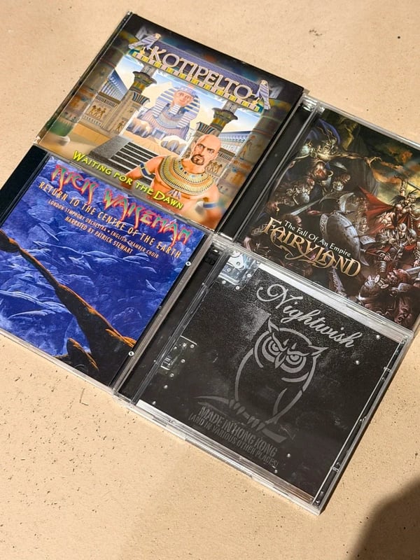 CD Métal / Rock Progressif (Kotipelto, Nightwish, Fairyland, Rick Wakeman