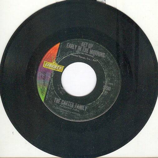 The Carter Family 45 rpm "Get Up Early in the Morning"