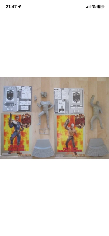 Halcyon Judge Dredd + Mean Machine, 2 plastic Model Kit 1:9