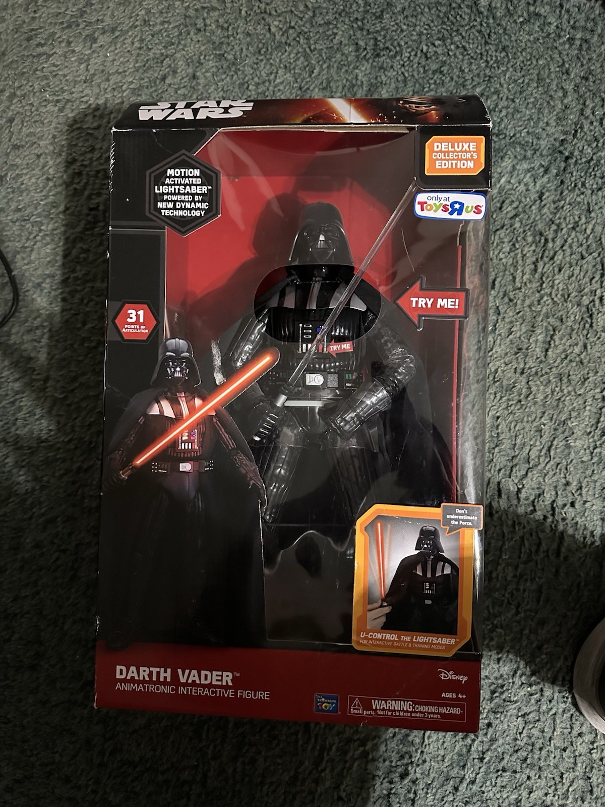 Star Wars Darth Vader Animatronic Figura Interattiva Deluxe Edizione da Collezione