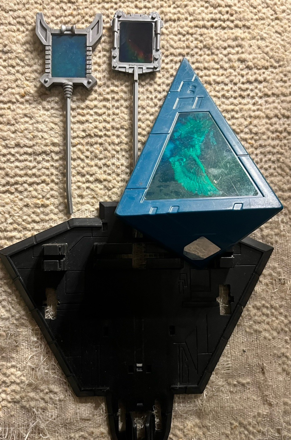 Vintage VISIONARIES 80's Staff’s Base & Hologram Accessories 1980's