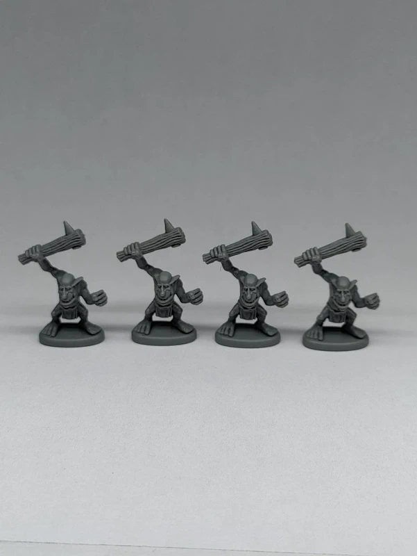 Lote 4 Goblins HeroQuest Originales (MB 1989)