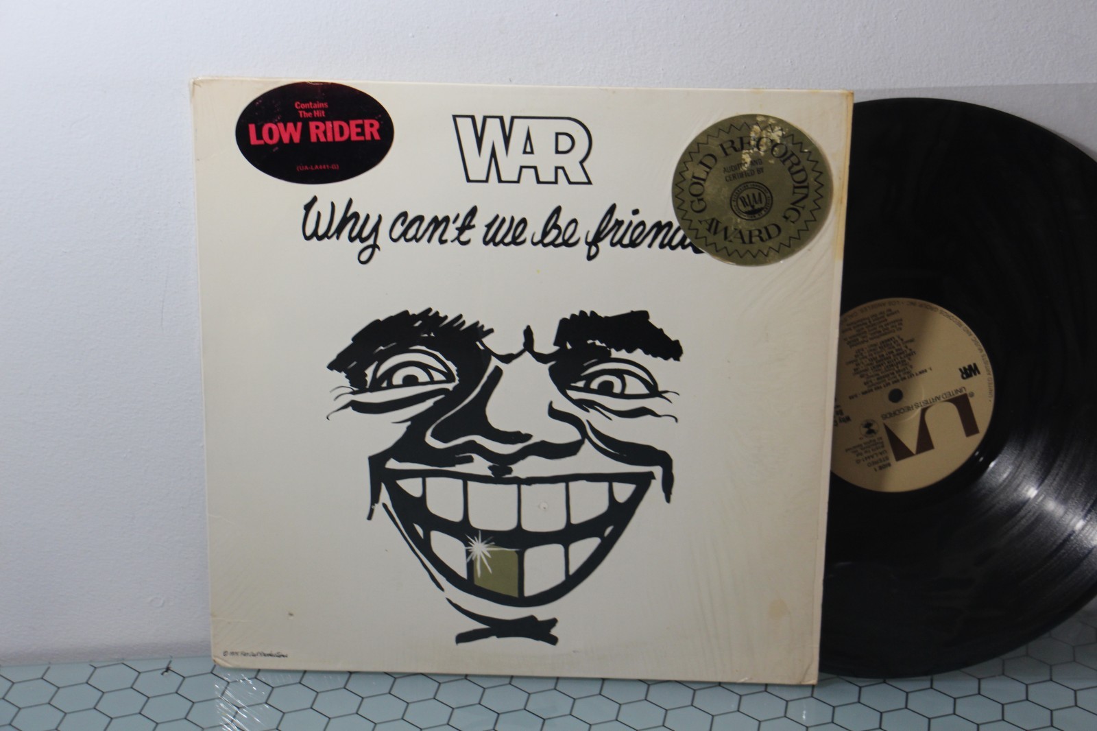 War – Why Can't We Be Friends? 1975 LP in SHRINK w/HYPE, Lowrider UA-LA441-G