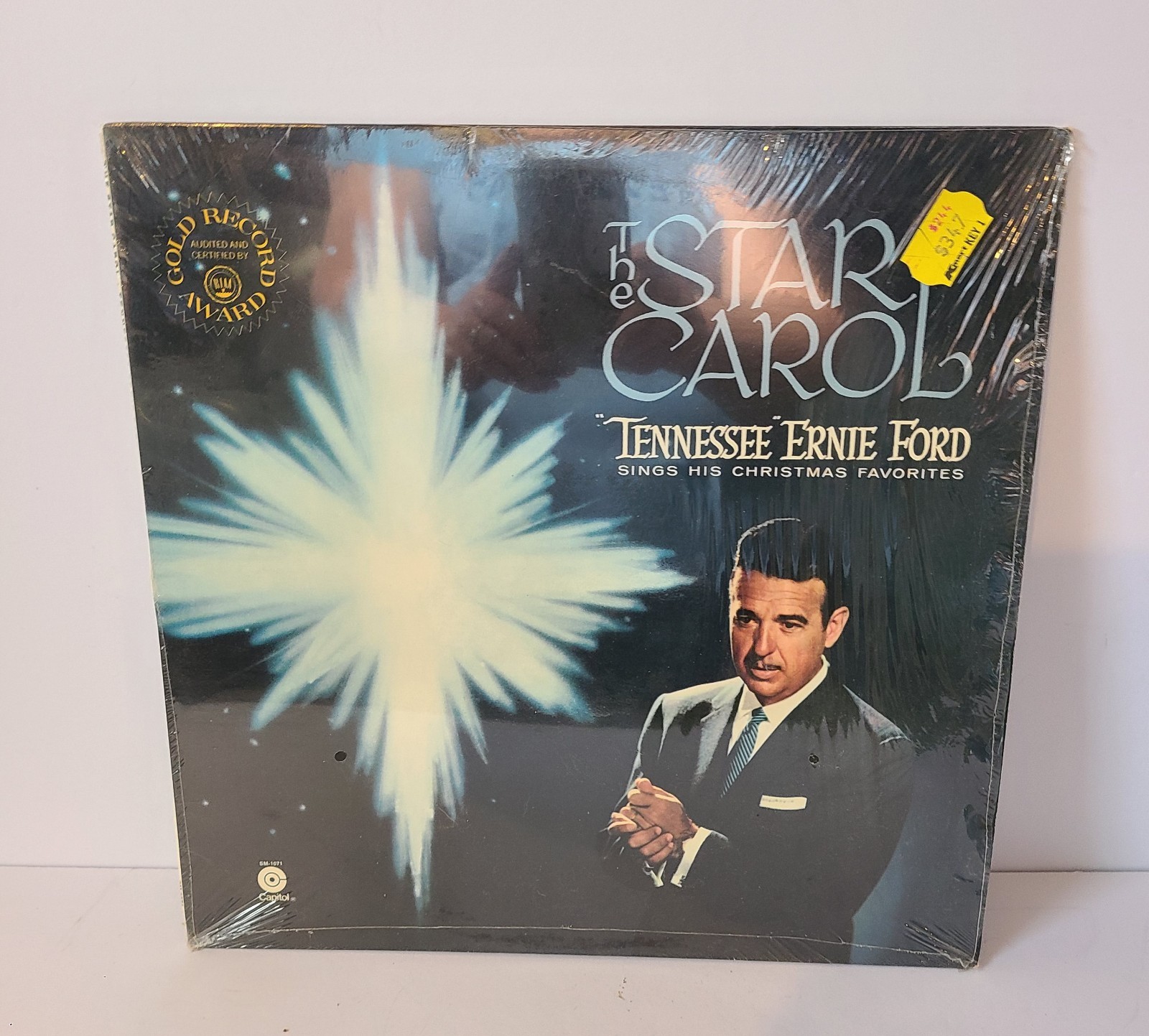 Tennessee Ernie Ford, The Star Carol Vinyl LP Record T1071  (12” Record, 33 RPM)