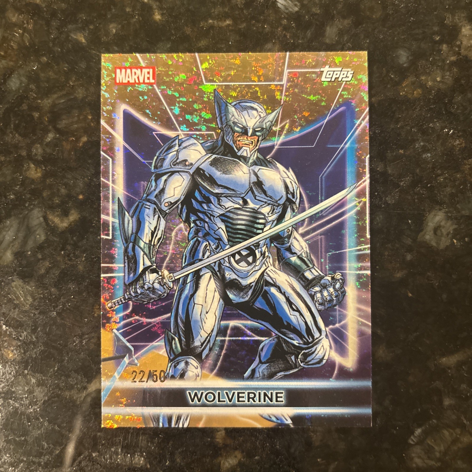 2026 Topps Neon Marvel - Wolverine /50 Gold