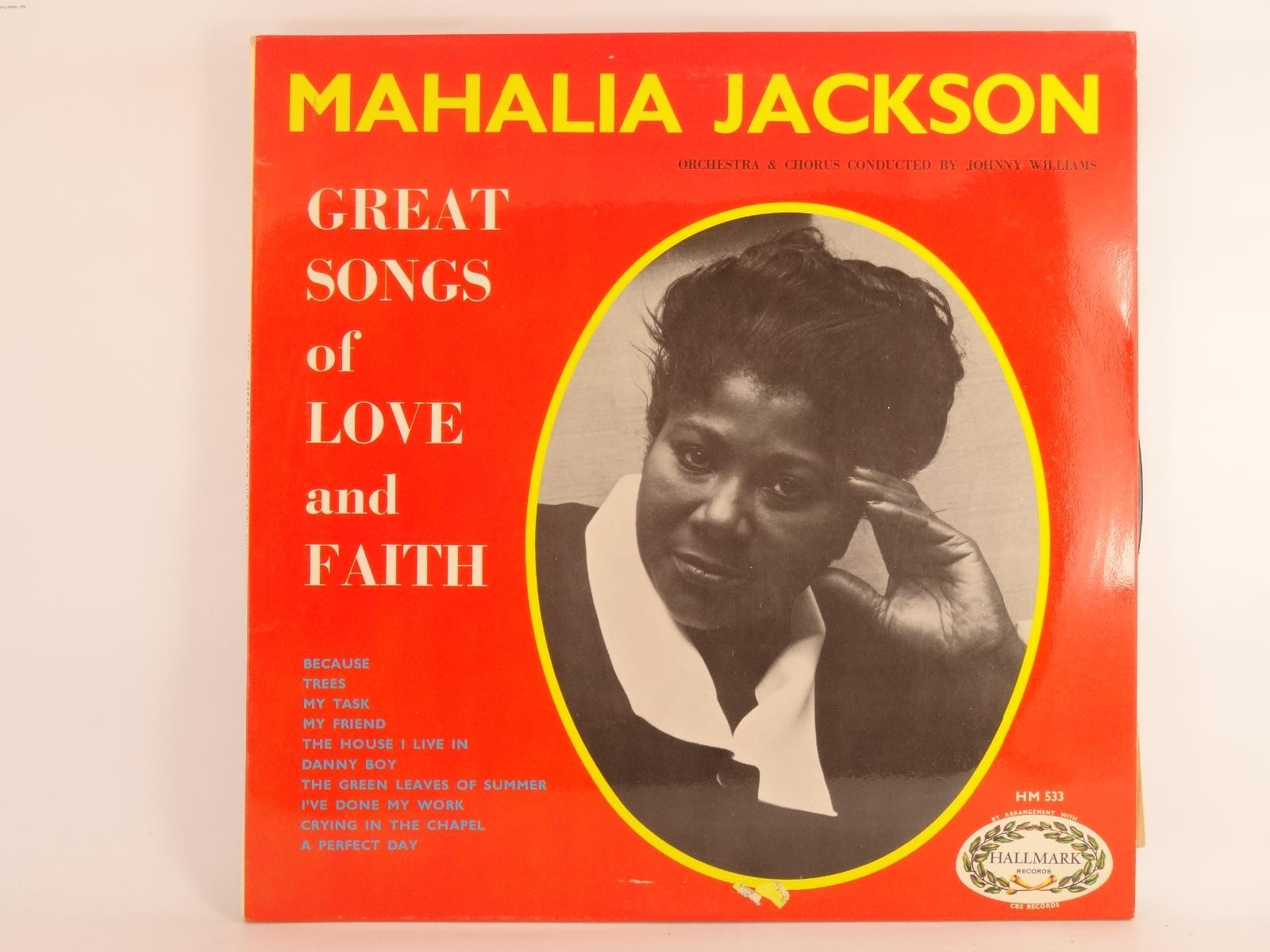 MAHALIA JACKSON GREAT SONGS OF LOVE AND FAITH (371) 10 Track LP plus Picture Sle