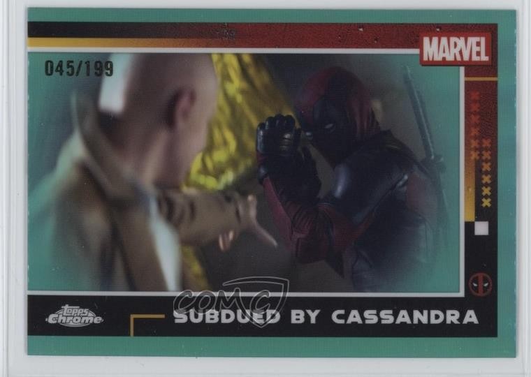 2025 Chrome Deadpool Multiverse and More Aqua Refractor /199 Cassandra Nova 9et