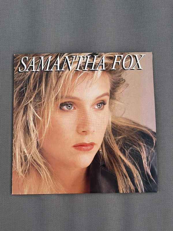 Vinyle 33T Samantha Fox Self-Titled 1987 Très bon état avec paroles