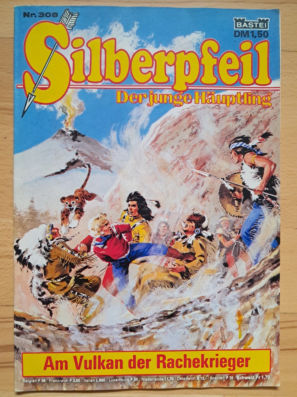 Freccia argento il giovane capo n.308 - Z1-2 BASTEI WESTERN COMIC Frank Sels