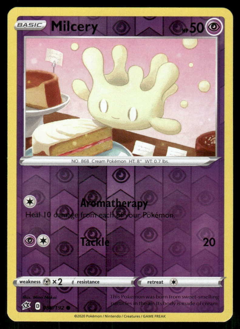 POKEMON MILCERY REBEL CLASH 086/192 REVERSE HOLO C LP