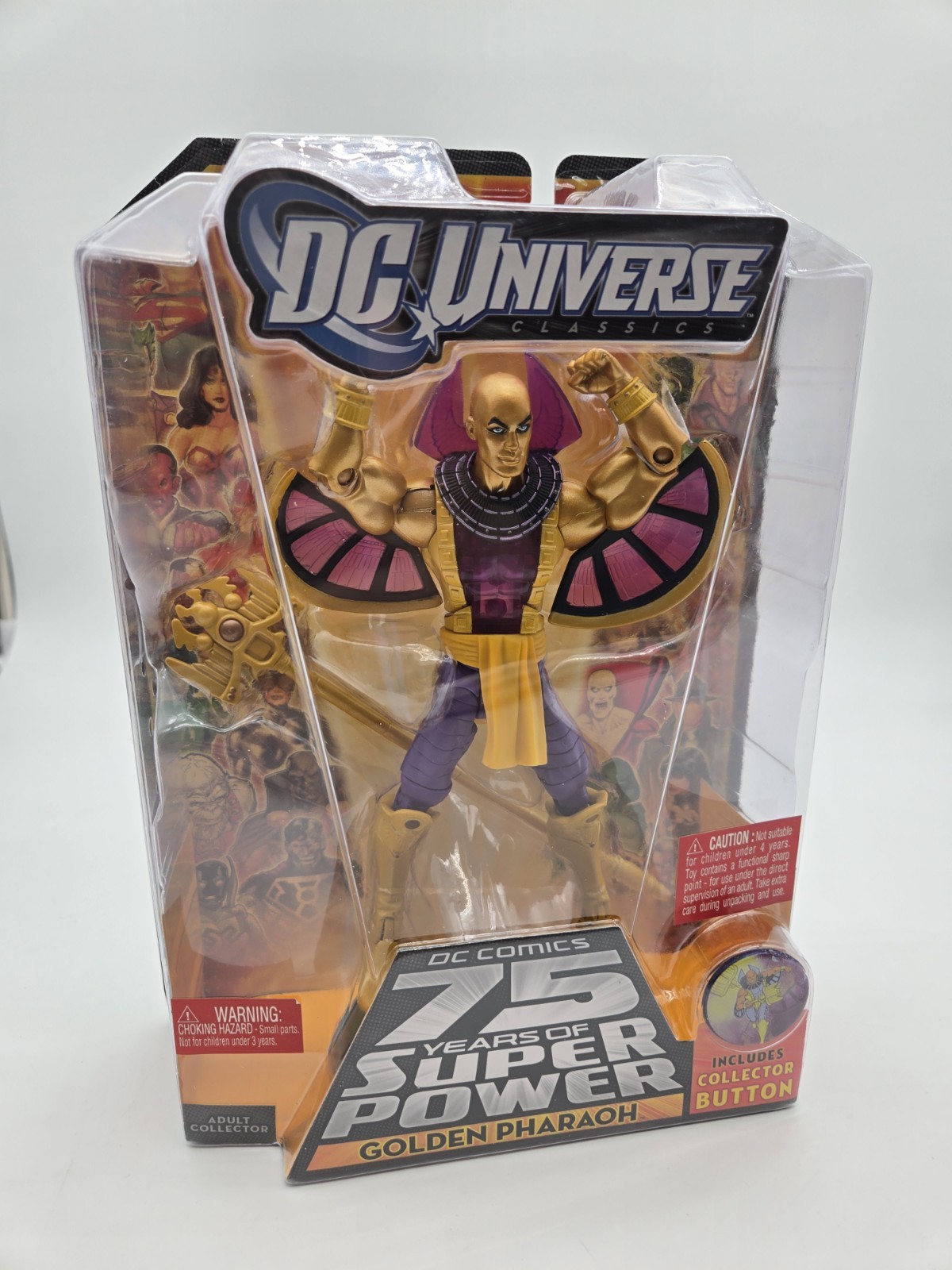 DC Universe Classics Golden Pharaoh 6" Action Figure 2010 Mattel New In Box