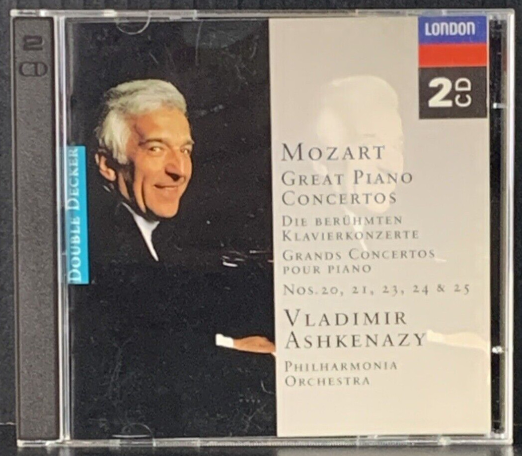 Vladimir Ashkenazy - Great Piano Concertos 20-25 (2 CD 1997) London Doubl Decker