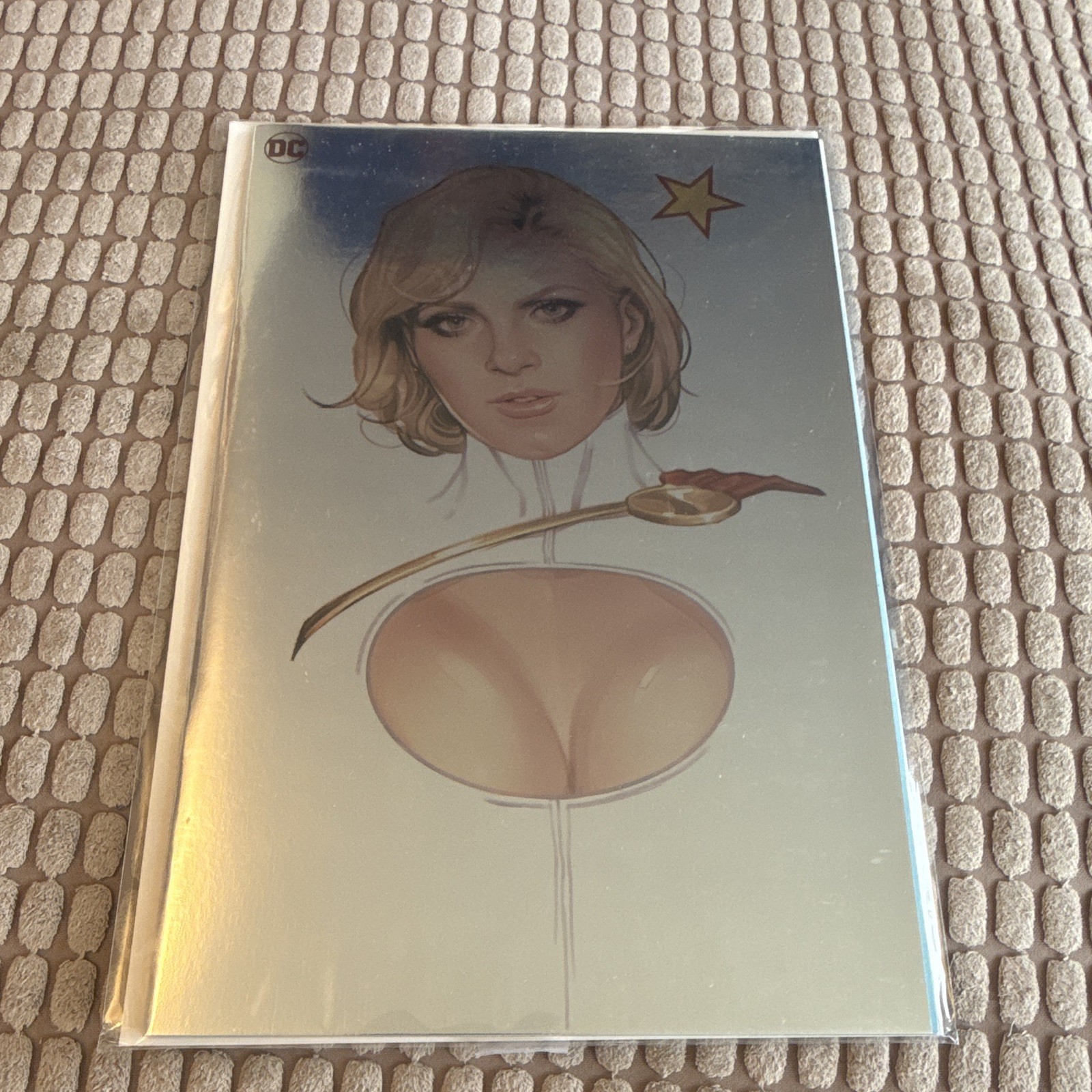 Power Girl Uncovered #1 One-Shot Cover D: Joshua Sway Swaby Foil Virgin Variant