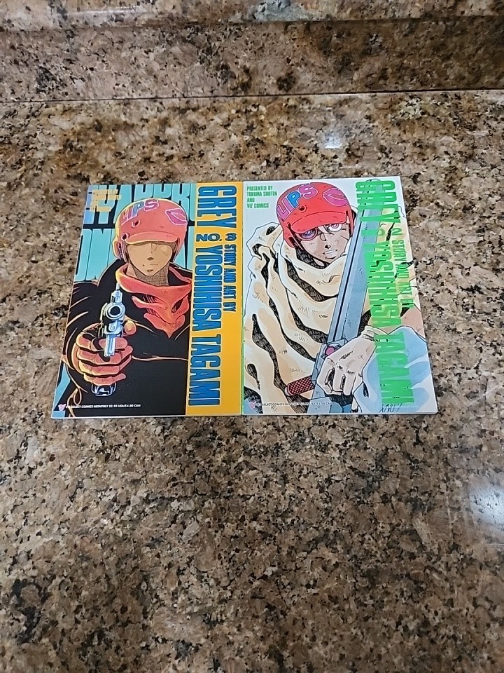 Grigio n. 2 e 3 fumetti Yoshisa Tagami Viz