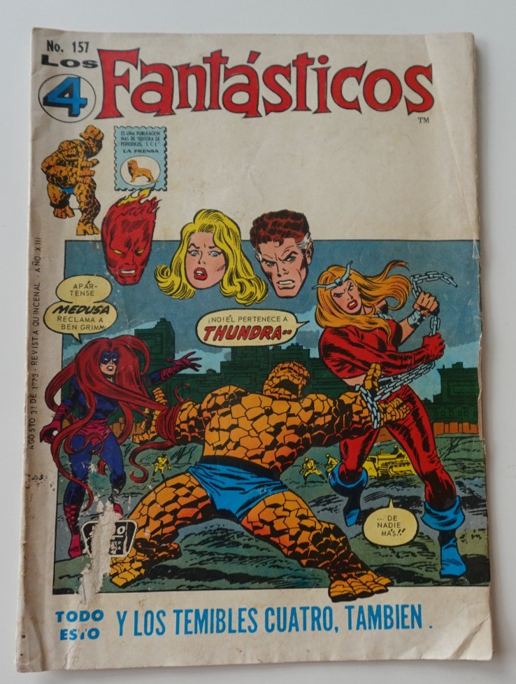 Cómic E. LA PRENSA/MESSICO 4 FANTASTICI " 1973 #157