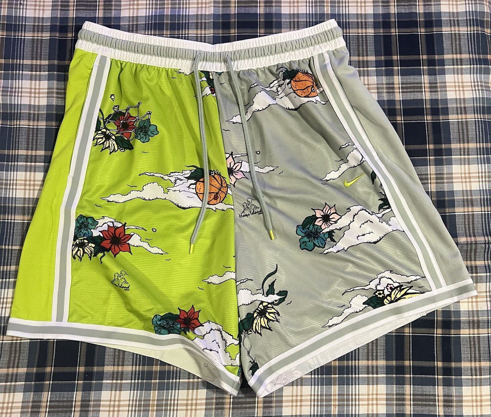 Nike Pantaloncini Basket Uomo 2XL XXL DNA Verde DM8780-321