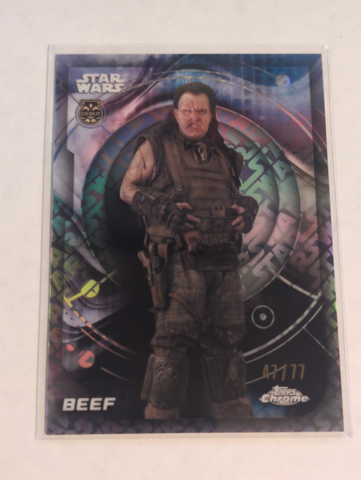 2026 Topps Chrome Star Wars #154 Beef LogoFractor /77