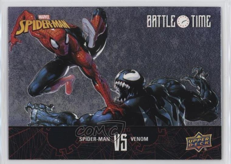 Upper Deck 2024 Marvel Spider-Man Battle Time Spider-Man vs Venom #BT-6 g0d
