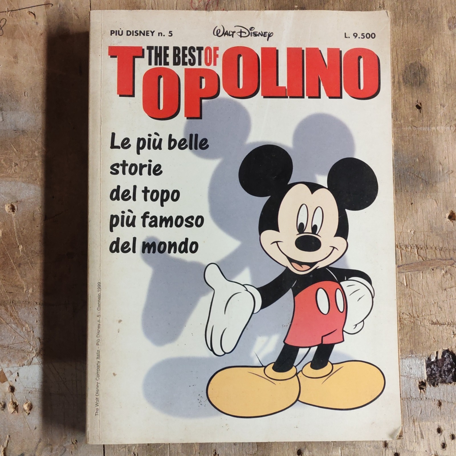 Walt Disney Più Disney The Best of Topolino n. 5 1998 fumetto ITA a colori