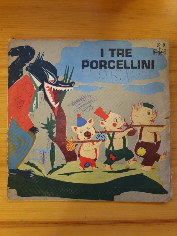 Vinile Raro Vintage / I Tre Porcellini / Fiabe Sonore, Soundtrack, Children's, 60s