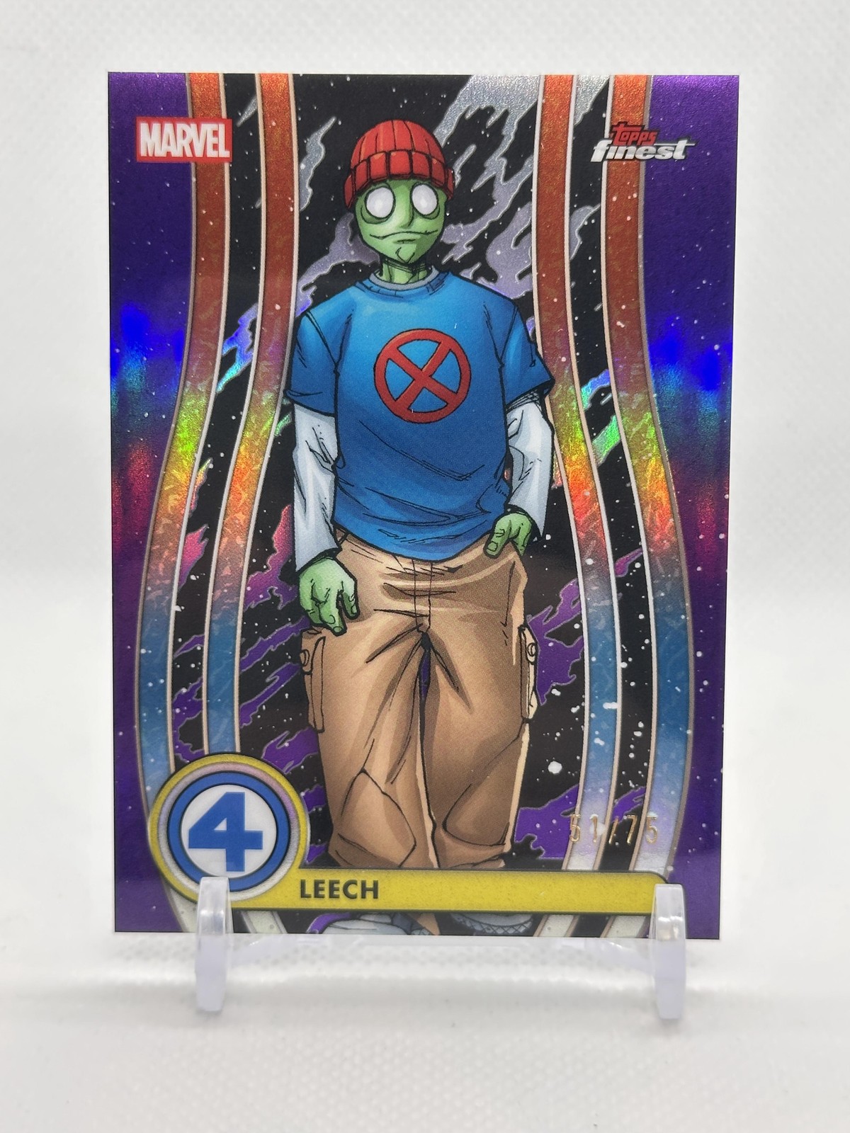 Topps Finest Fantastic Four #026 viola sanguisuga /75
