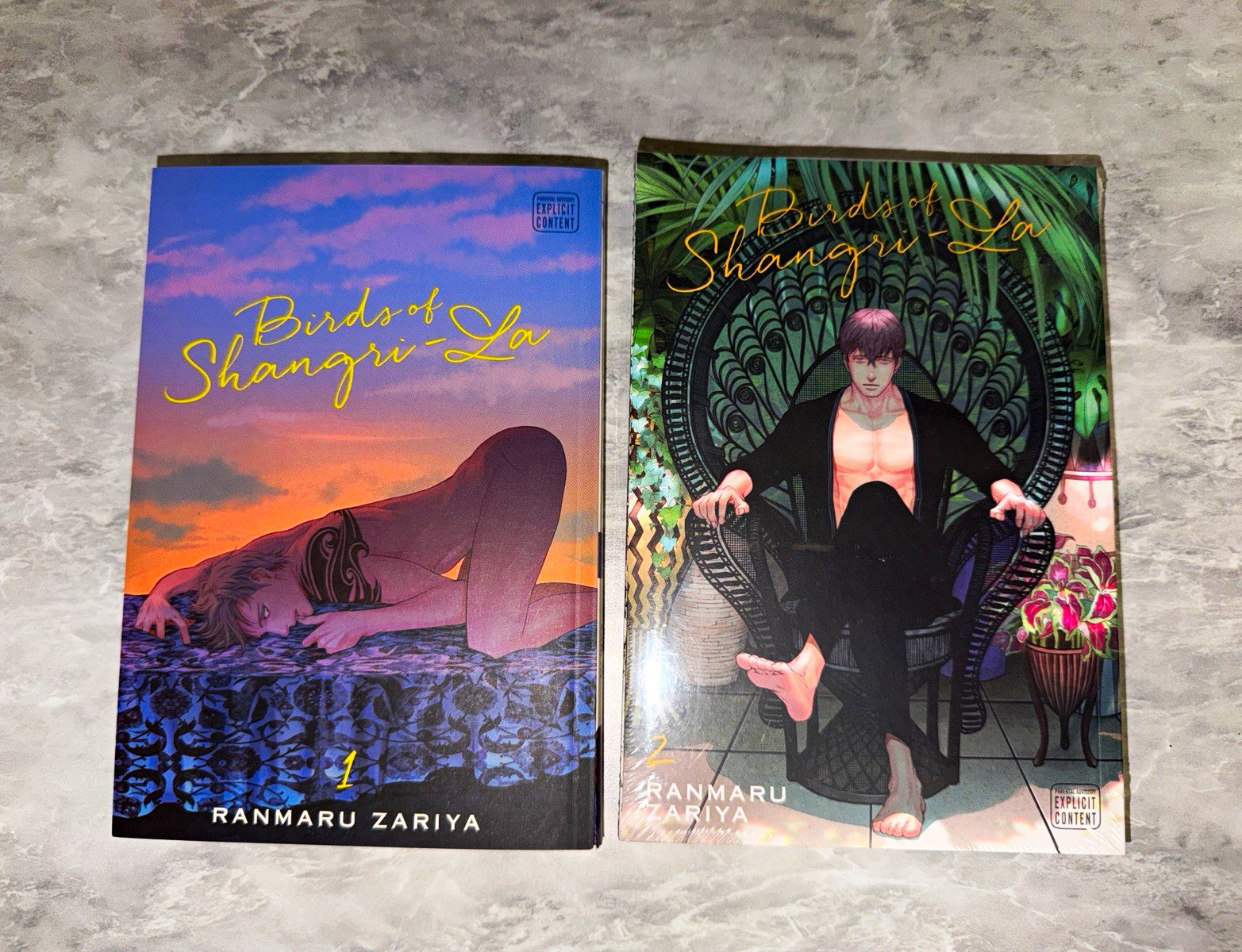 Birds of Shangri-La Manga Vol. 1-2 Sublime Inglese di Ranmaru Zariya
