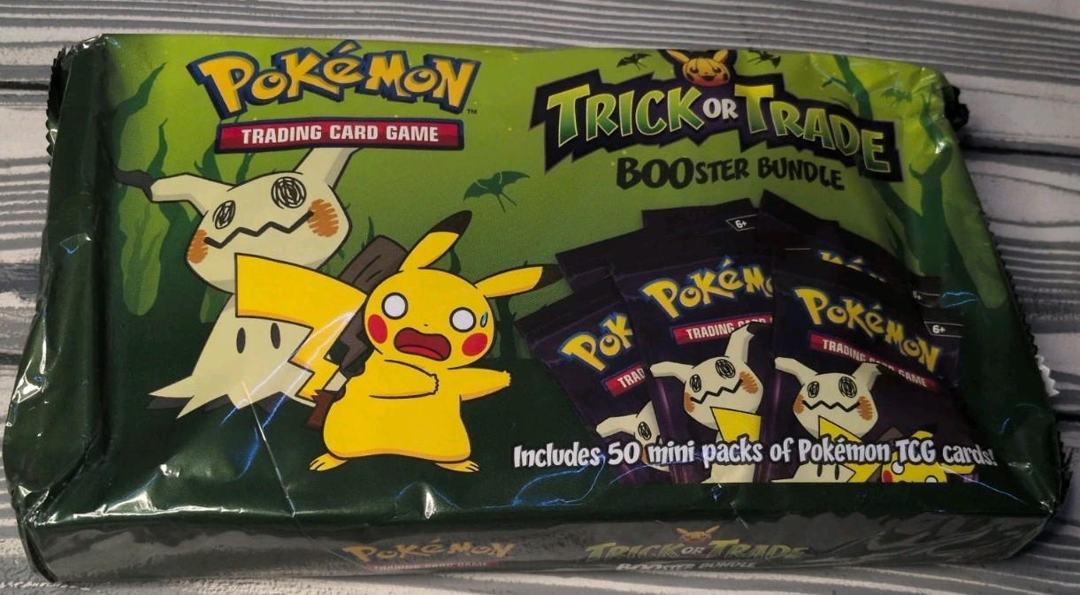 Pokemon TCG Trick or Trade Booster Bundle - 50 Packs, Brand New!