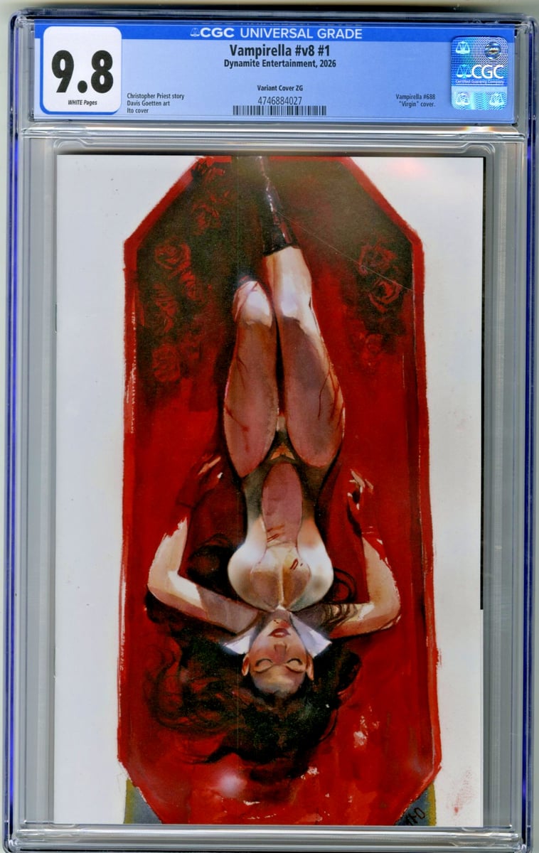 Vampirella #v8 #1 Dynamite.Com Ito Virgin Variant Limited to 50 CGC 9.8