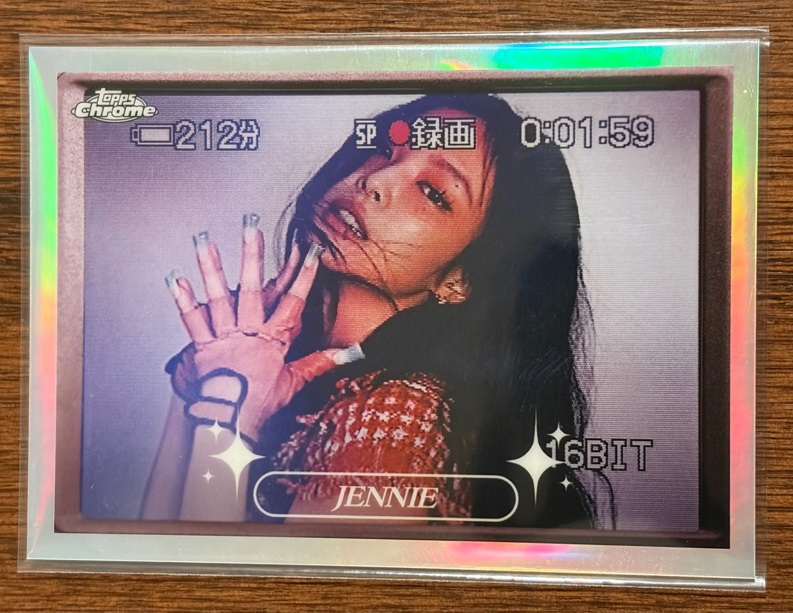 2026 Topps Chrome x Jennie #CC10 Cromo Close-Ups Jennie "Mantra" 9 rifrattore