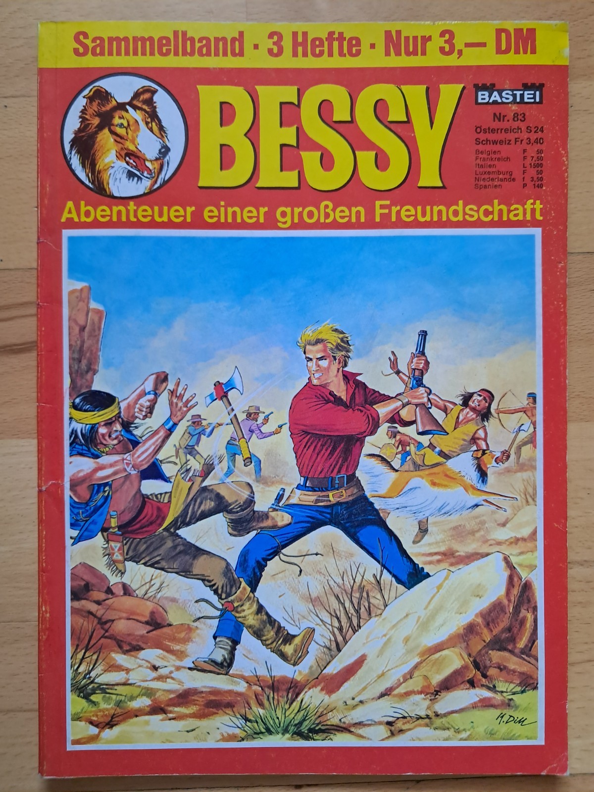Raccolta Bessy n.83 con Bessy n.680, 684, 688 - BASTEI WESTERN-COMIC