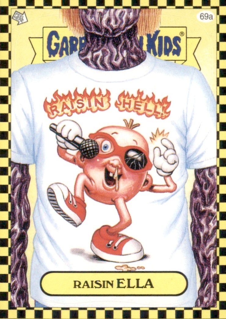 2010 Topps Garbage Pail Kids Flashback Serie 1 - Scheda Raisin ELLA #69a