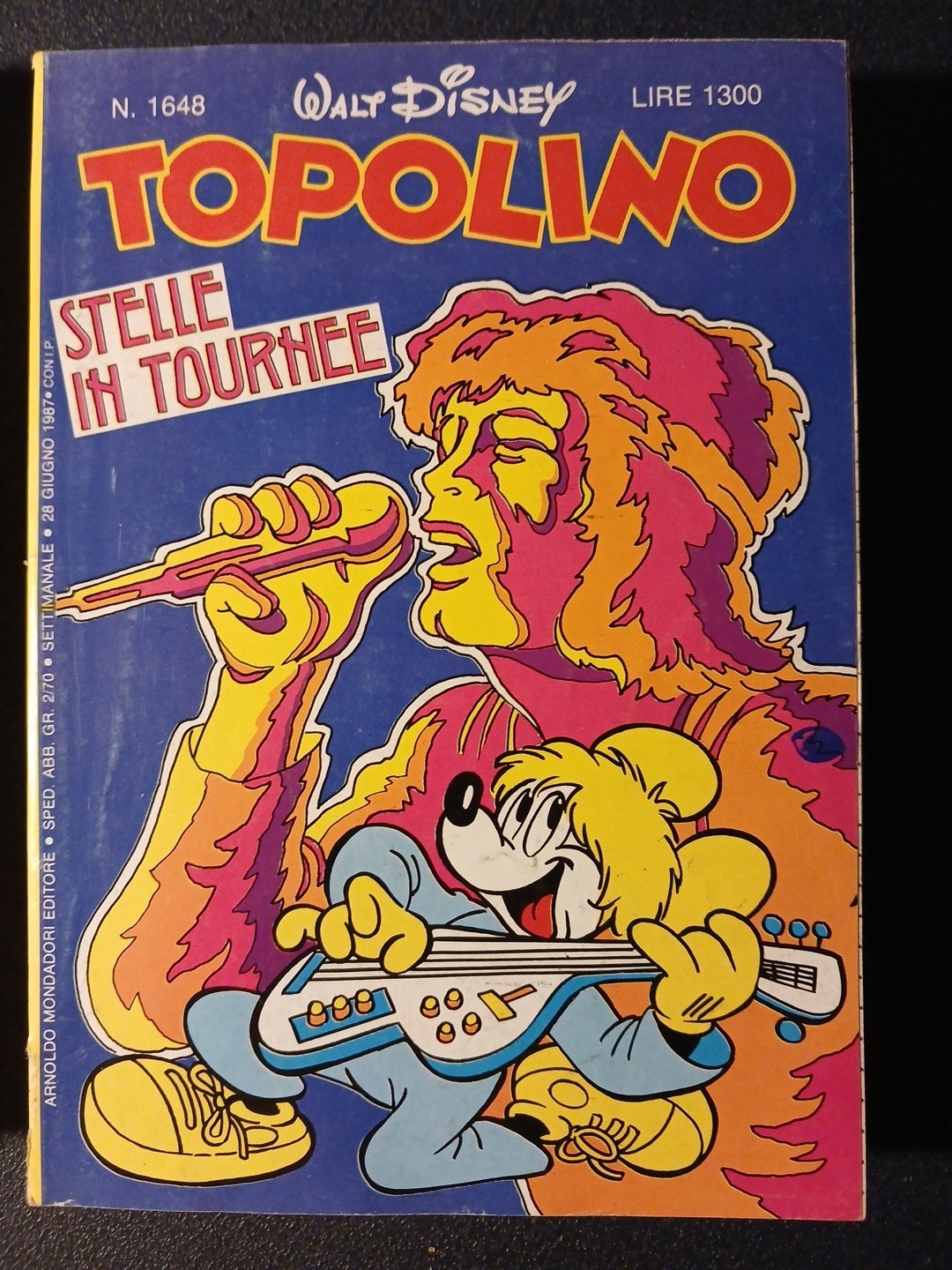 Topolino nr.1648 (edizioni Mondadori,1987)