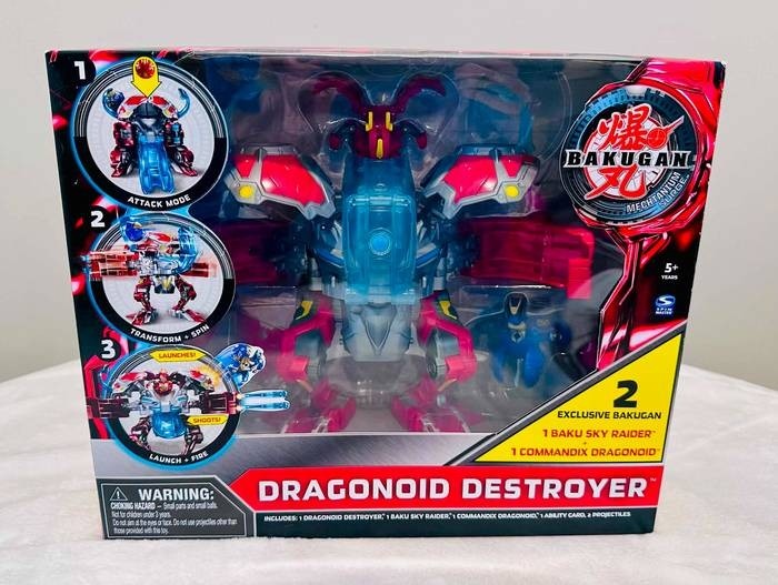 NEW 2011 Bakugan Mechtanium Surge Dragonoid Destroyer Commandix Baku